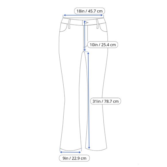 Harper & Ivy Womens Dark Wash Bootcut Jeans Cross Embellished Pockets Size 17JR - Picture 4 of 10